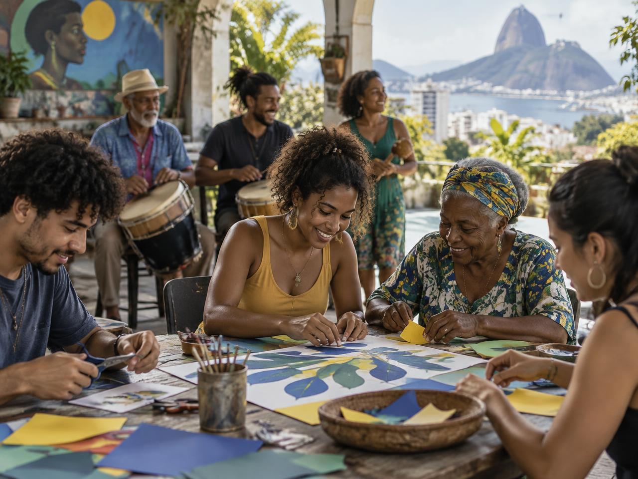 Oficina cultural comunitária